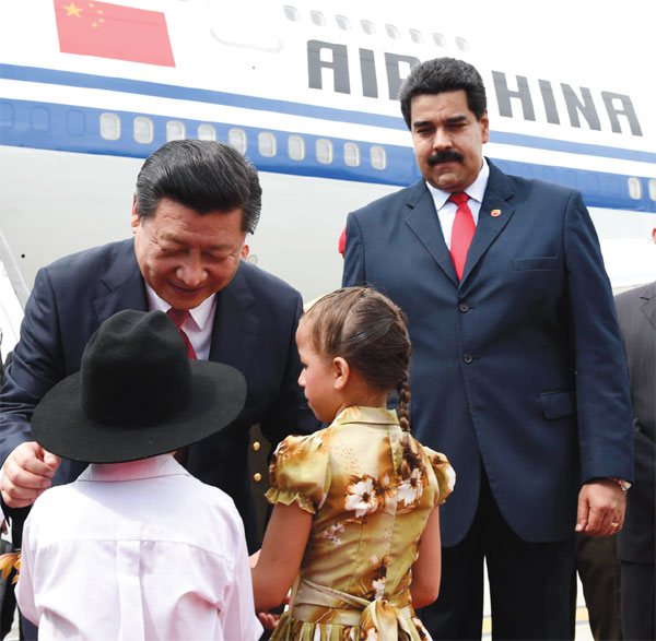 President Xi honored in Venezuela