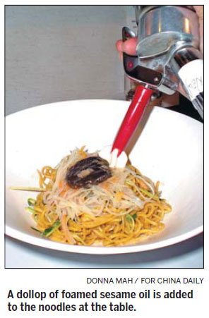 Chinese noodles, the molecular method