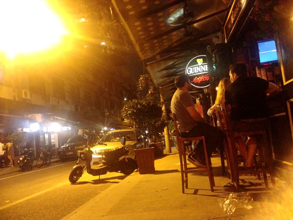 Bar street heaven for expats, hell for locals