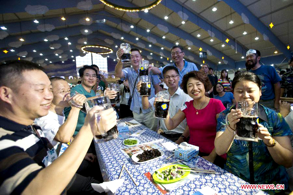 Munich Oktoberfest staged in Beijing