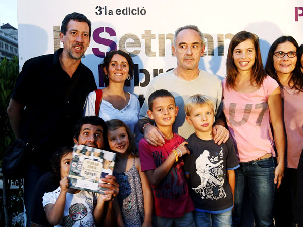 Chef Ferran Adria shows up during the Catalan book week