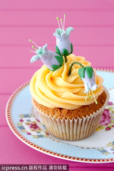 Flowery cupcakes