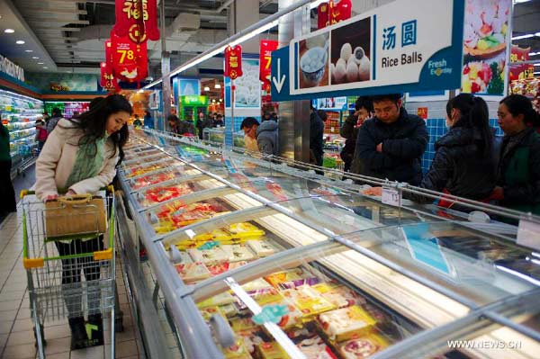 Tangyuan, chocolate became popular China's market