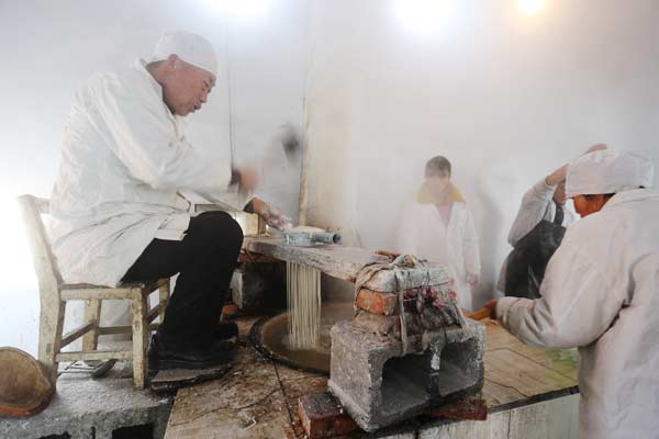 Cellophane noodles in Anhui province