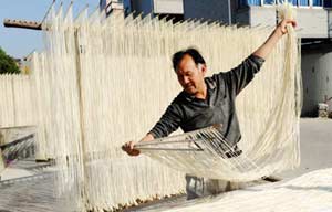 Cellophane noodles in Anhui province