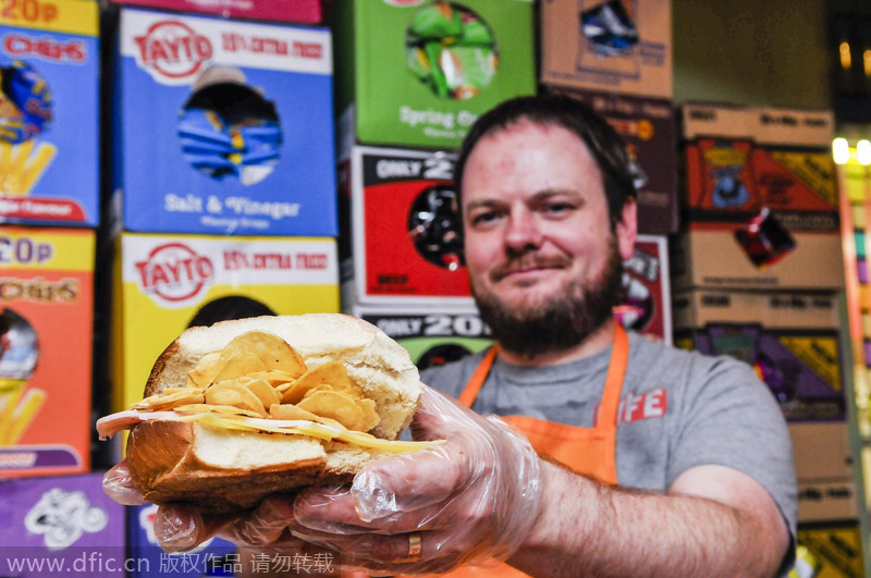 The world's first 'Crisp Sandwich' cafe