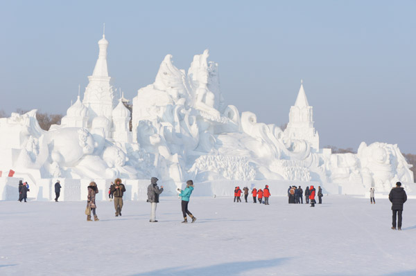 Best snow sculptures in Harbin