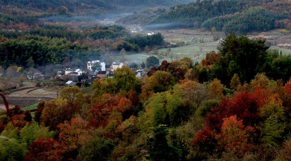 Scenery of Tachuan village, China's Anhui