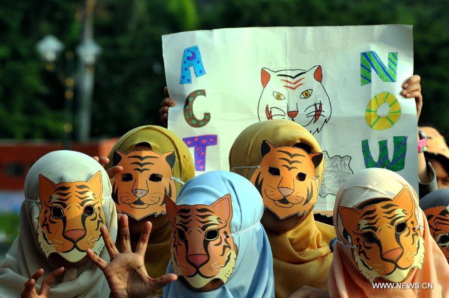 Global Tiger Day marked in Jakarta