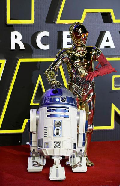 <EM>Star Wars, The Force Awakens</EM> premieres in London