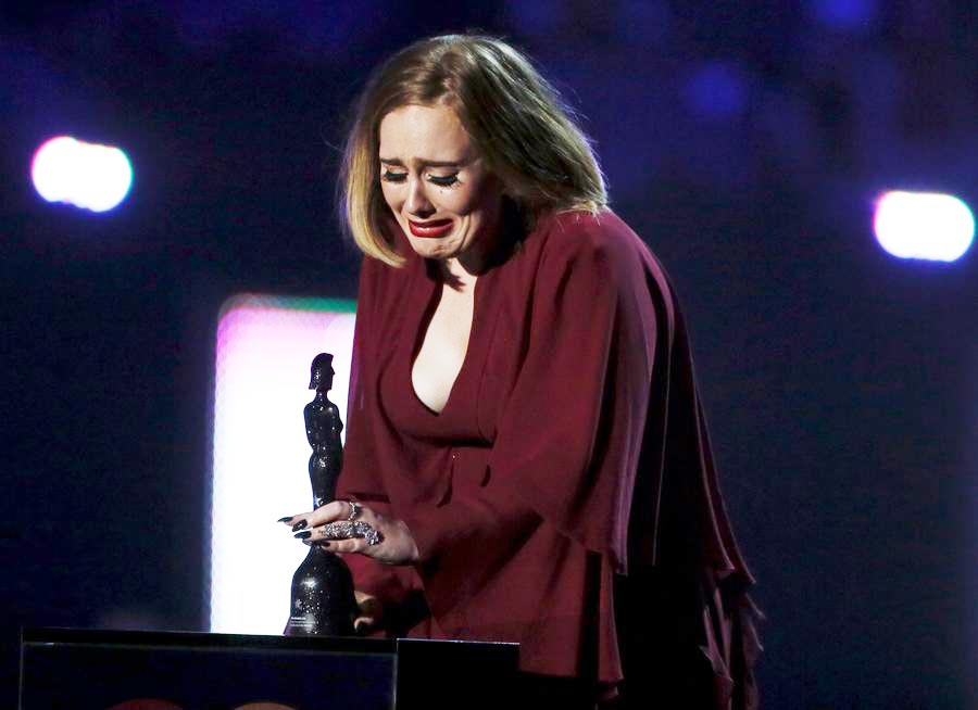 Adele steals the show at 2016 BRIT Awards