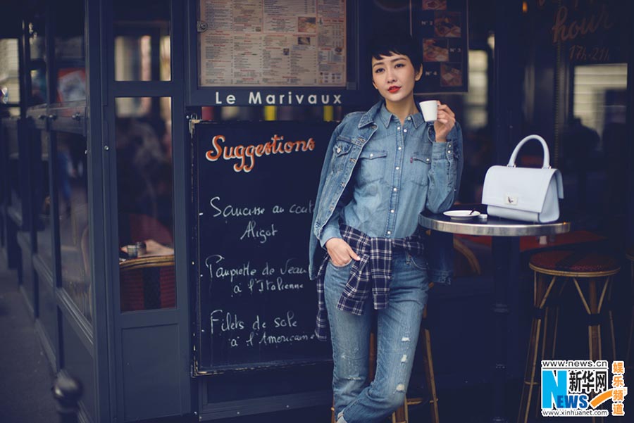 Wang Ou takes street shots in Paris