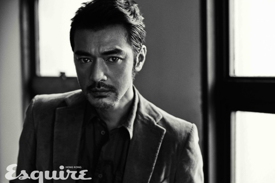 Actor Takeshi Kaneshiro poses for fashion photos