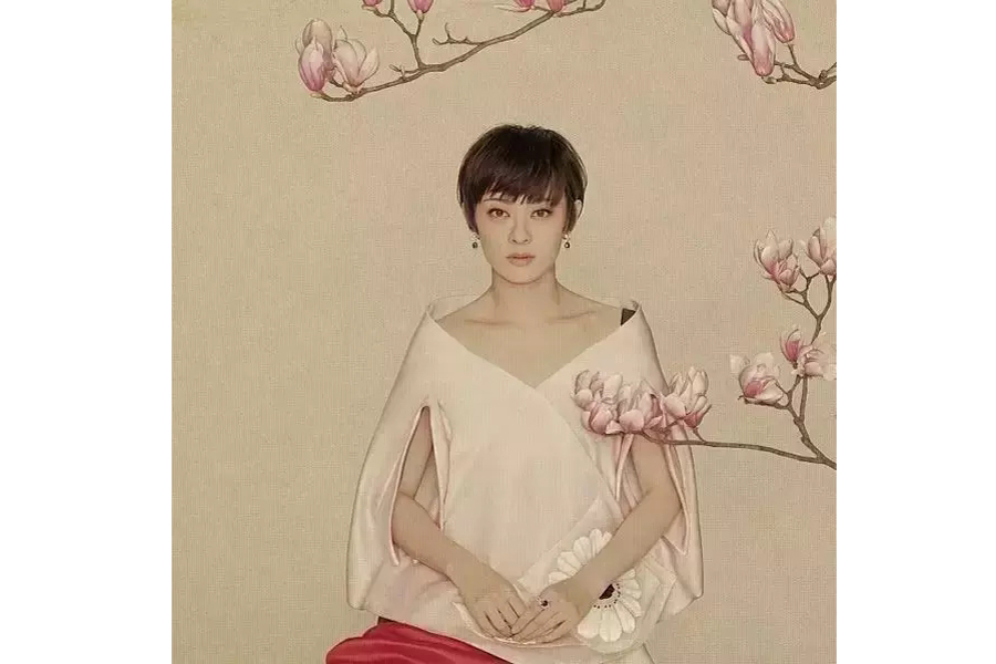 Female celebrities feature in Chinese-style fashion photos