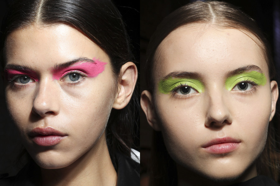 2018 Spring/Summer fashion trend: Bright-colored eyeshadow