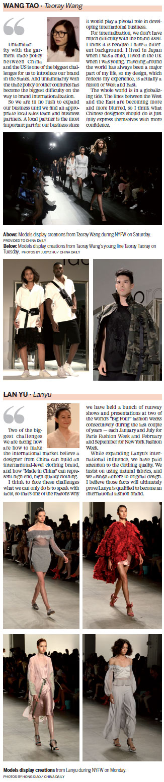 Chinese designers go international