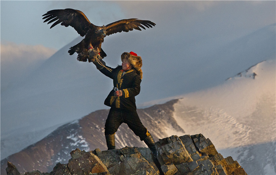 Mongolian eagle hunting - and dreams - take wing on screen