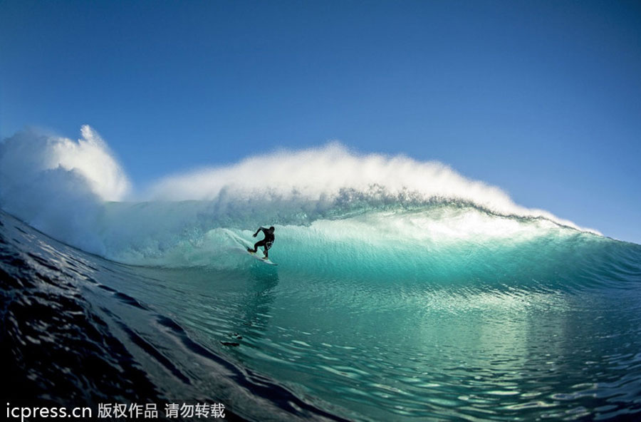 Riding the waves down under