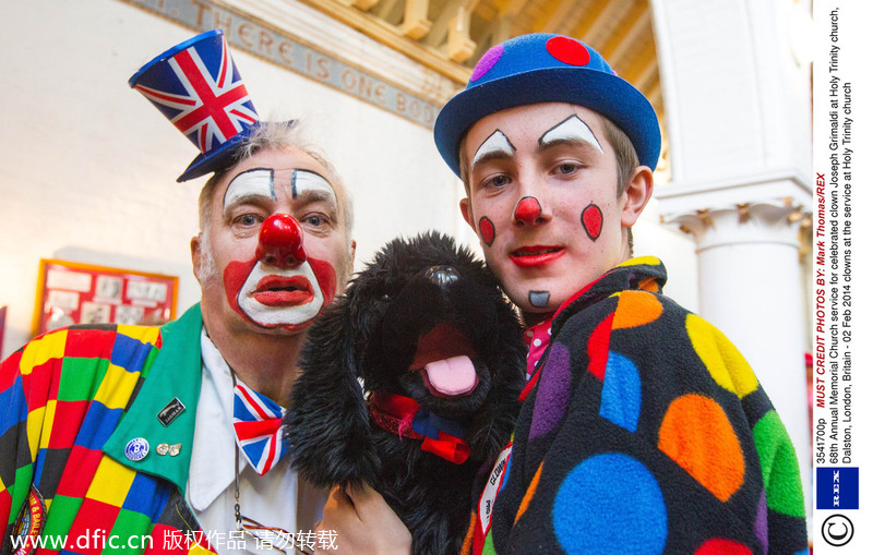 Clowns gather for Joseph Grimaldi celebration