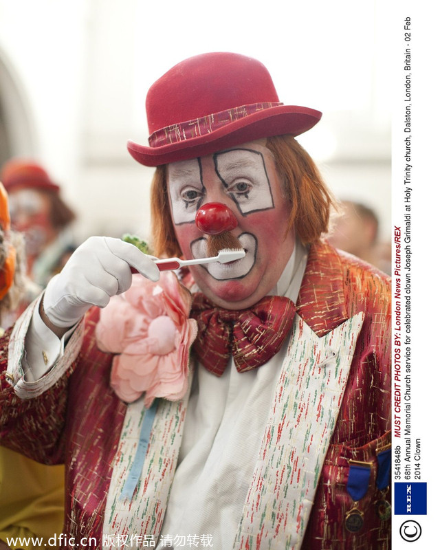 Clowns gather for Joseph Grimaldi celebration