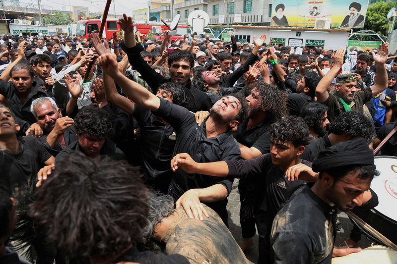 Iraqi pilgrims gather to honor Muslim saint