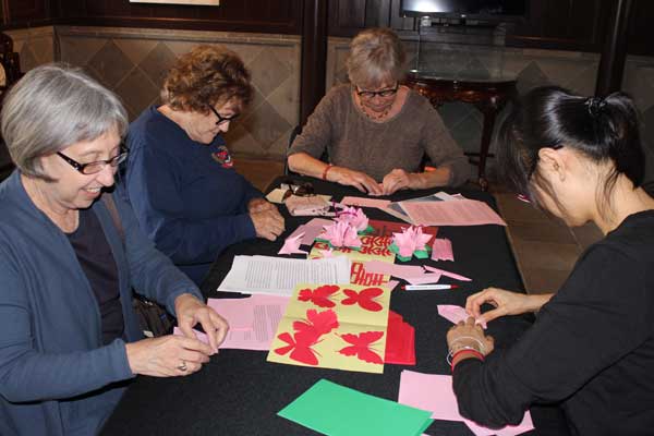 Chinese paper cut shown at Portland State University