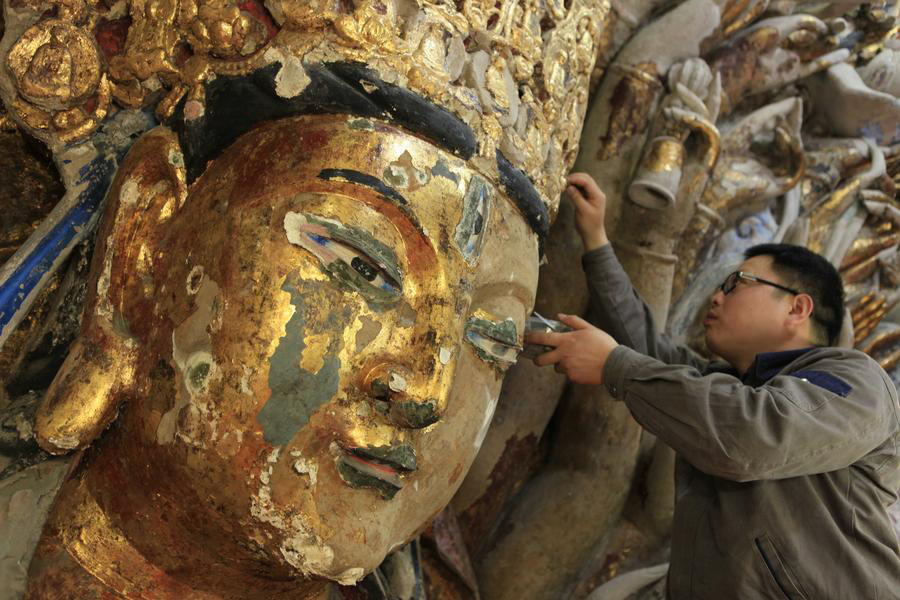 Restoring a centuries-old goddess