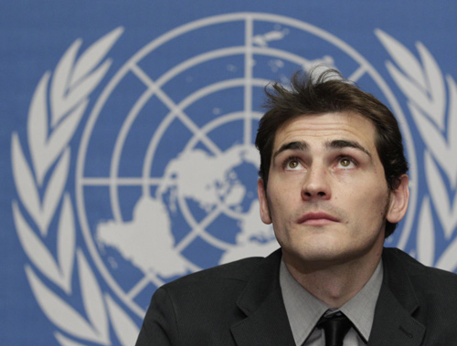 Casillas named Ambassador for UN anti-poverty goals