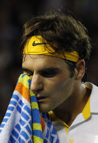 Roger Federer crashed out of Australian Open