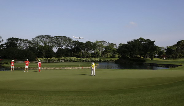 Teeing off at HSBC Women's Champions tournament 