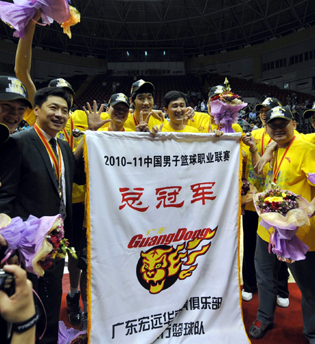 Guangdong clinches four CBA titles in a row