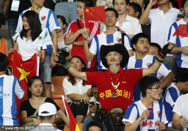 China reach last eight after scoreless stalemate