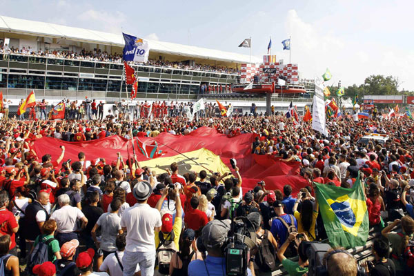 Vettel has a hand on title after Italy win