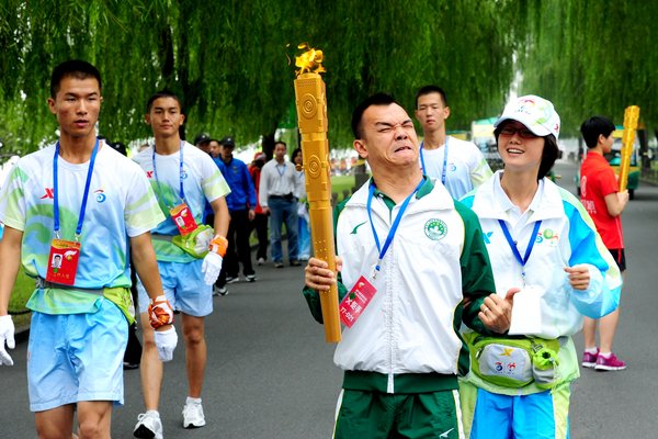 Torch relay for Para Games ends at West Lake