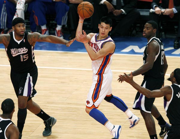 Lin putting bounce back in US basketball