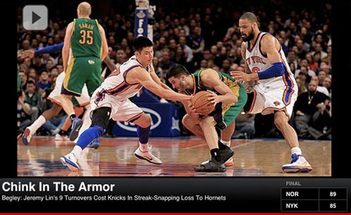ESPN sorry for offensive headline on Lin story
