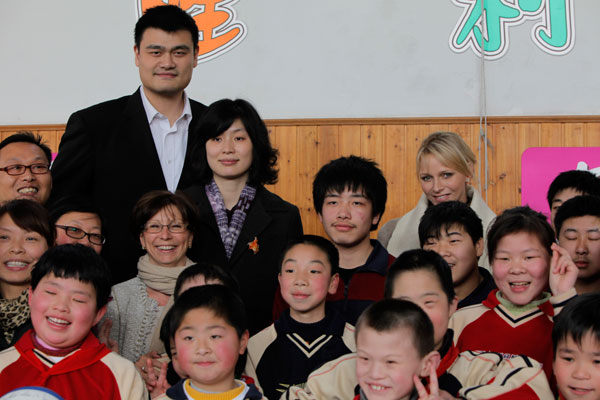 Princess of Monaco, Yao Ming promote Special Olympics