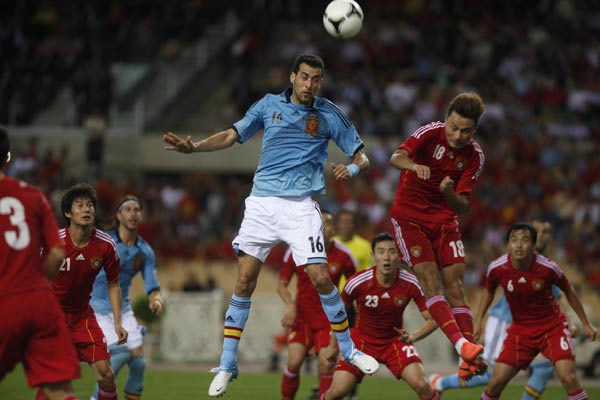 Spain defeat China 1-0 in Euro 2012 warm-up