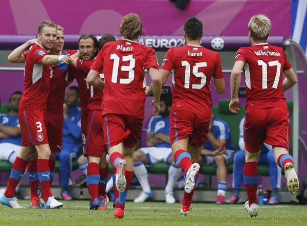 Česká republika porazila Řecko 2:1 dvěma brzkými góly