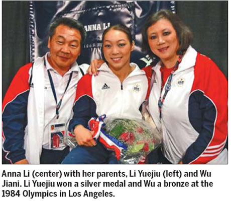 Li follows in parents' footsteps