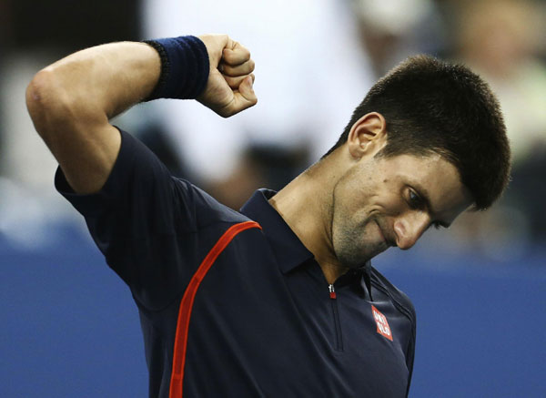 Djokovic topples Del Potro to reach semis