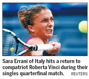 Errani doing double duty at US Open