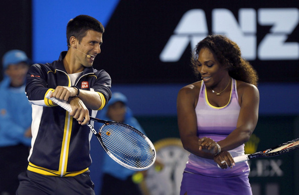 Kids Tennis Day brings fun before Melbourne title race