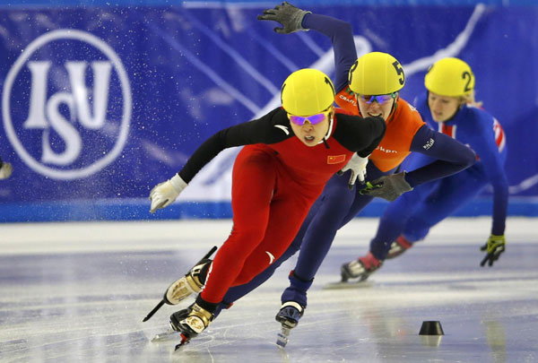 China wins 3 golds on final day of Short Track Speed Skating Worlds