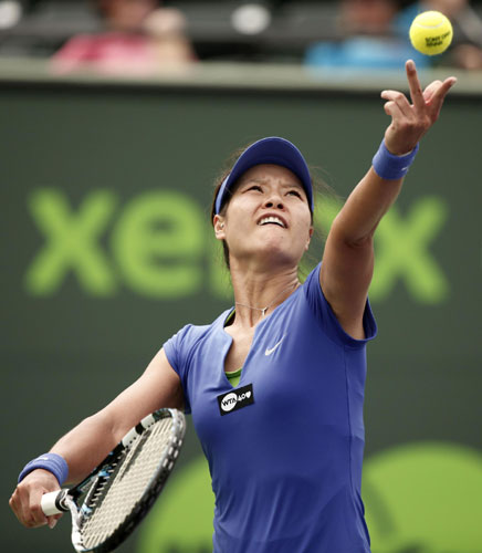 Li Na sets up Williams last eight clash in Miami