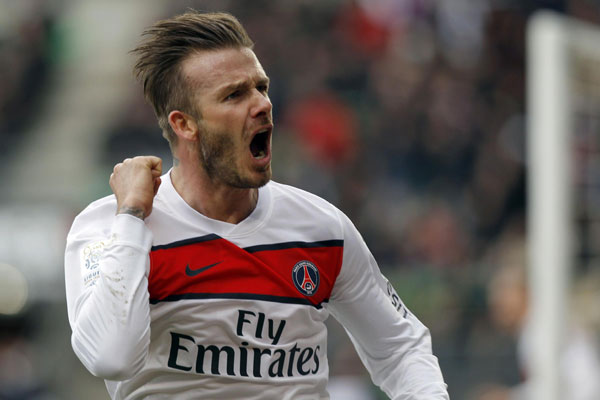 David Beckham bows out on a high