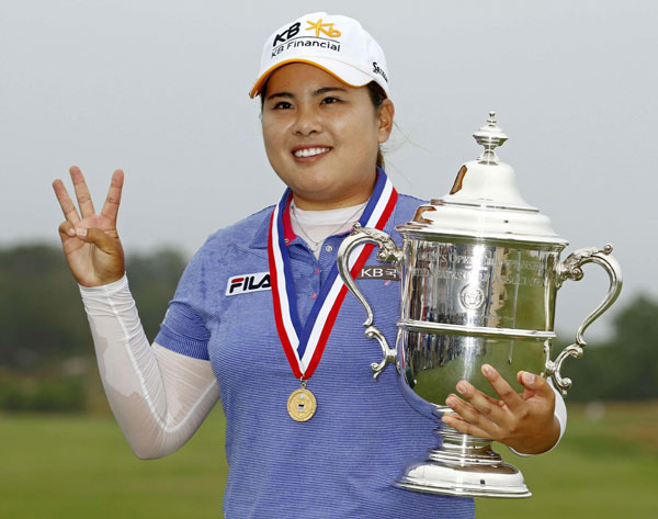 South Korean Park wins third consecutive major