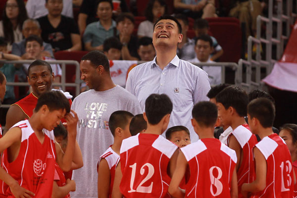 Yao Ming, McGrady team up for charity