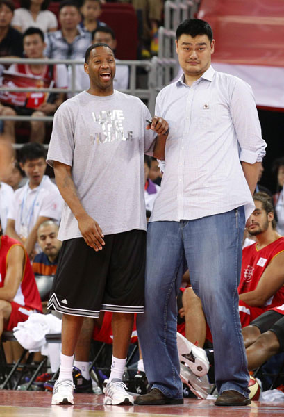 Yao Ming, McGrady team up for charity