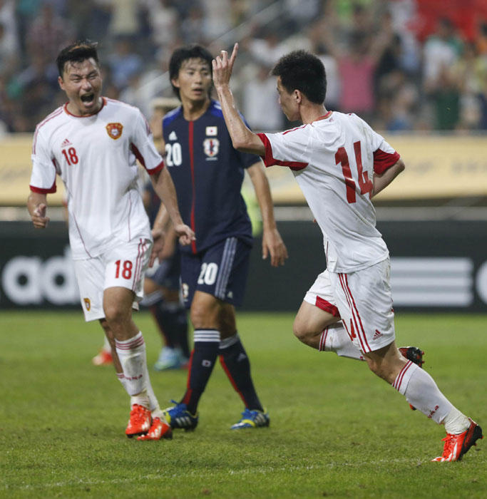 Holders China tie Japan 3-3 in East Asian Cup opener